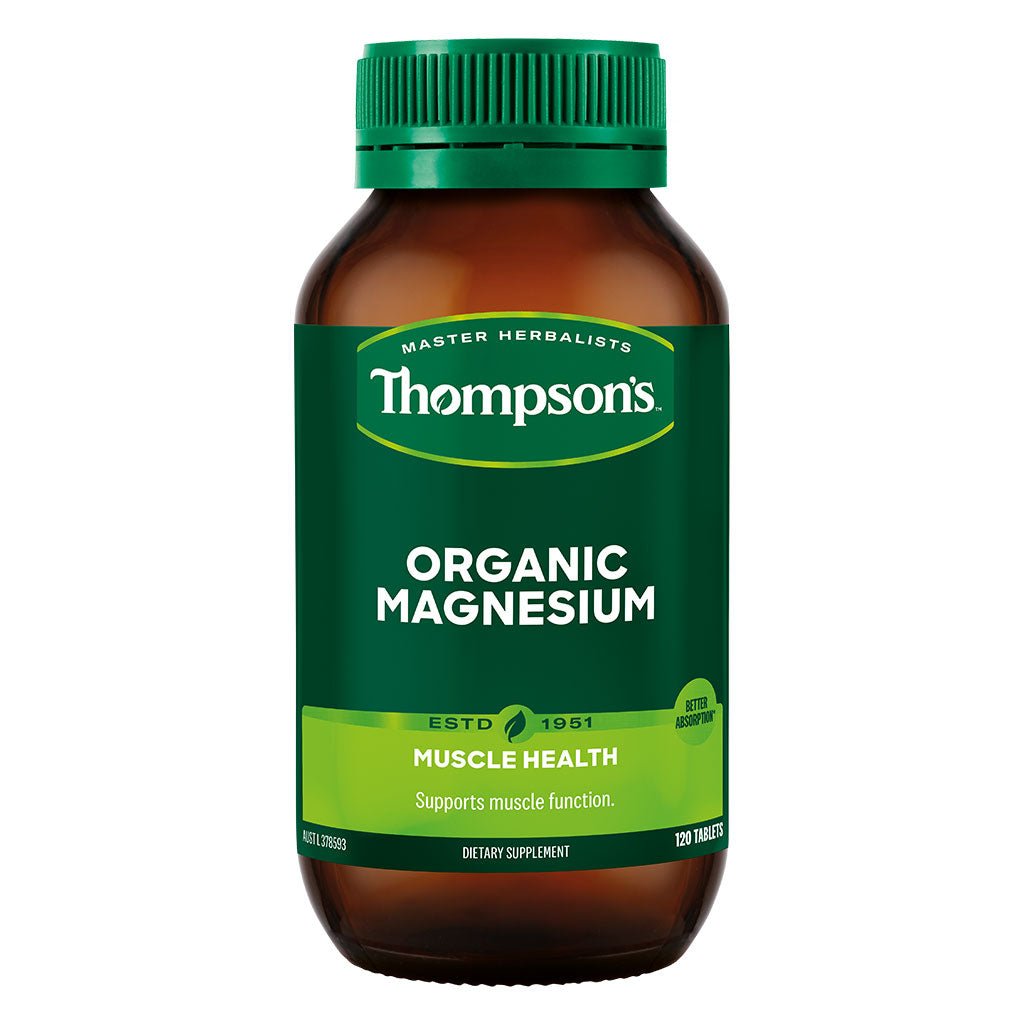 Organic Magnesium 120 Tablets - A Conscious State